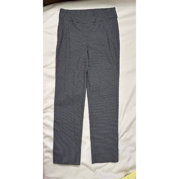 Hilary Radley Black and White Check Pull On Pants size Small. - Picture 2 of 6